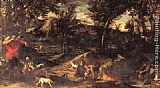 Annibale Carracci Hunting painting